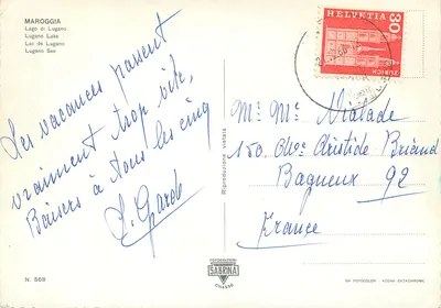 Maroggia — Jezioro Lukszemskie — FOTODEIZIONI SABRINA N. 568 — Rewers