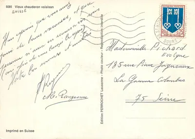 Velho caldeirão valdense — Edição PERROCHET — n° 5085 — Verso