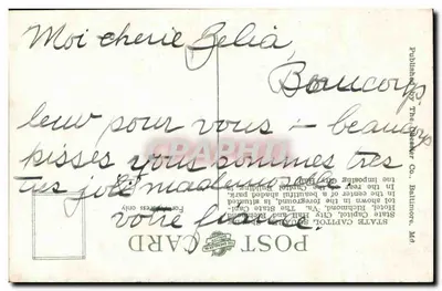 State Capitol Sq., mostrando o State Capitol, City Hall e o Richmond Hotel, Richmond, Va. — The Beeker Co., Baltimore, Md. n° 7166 — Verso