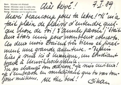 Bern - Münster z Starego Miasta — zimowy widok z śniegiem — wydawca VEF-CPAG, n° 385 — Rewers