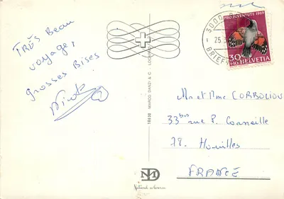 Bärengrabe — Bern — editor Marco Danzi & C. Locarno — Verso