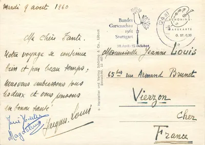 Lübeck — Grüss aus der Hansestadt Lübeck — editor Schöning & Co., n° 487 — Verso