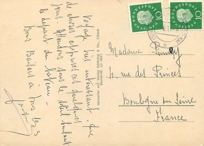 Lübeck — Grüss aus der Hansestadt Lübeck — Verlag Schöning & Co. — Verso