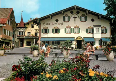 Oberammergau — No Pólo do Village — Verlag C.I. München, Nr. B10