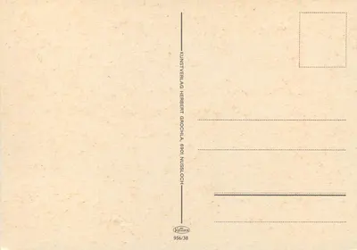Mannheim — widok panoramiczny z głównych zabytków — Kunstverlag Herbert Grochla, nr 956/38 — Rewers