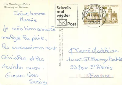 Zaal van het Paleis van Meersburg — Meersburg am Bodensee — Bildverlag Freiburg — Achterkant
