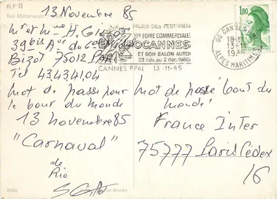 Mittenwald — Alpy francuskie — wydawca RFR, n° 8068 — Rewers