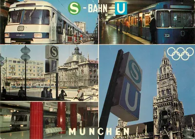 Munich – S-Bahn i U-Bahn – wydawca Witzig, nr 592214