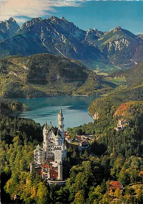 Castelo de Neuschwanstein — Alpes bávaros — Huber KG, n° 8070