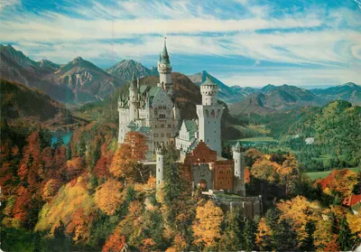 Castelo de Neuschwanstein — Alpes da Baviera — Verlag Dr. Greiff