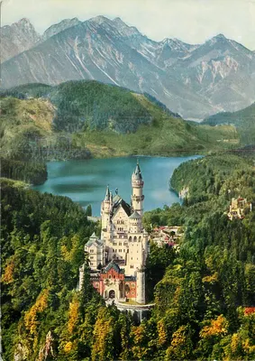 Castelo de Neuschwanstein — Alemanha — editor Schloss Neuschwanstein, n° 744