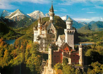 Castelo de Neuschwanstein — Baviera — editor Cornely-Verlag, n° 8939