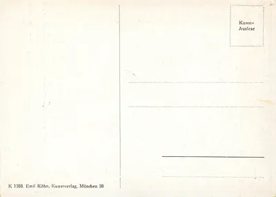 Munique-Nymphenburg — Salão de recepção na Badenburg — J. Frank — Verso