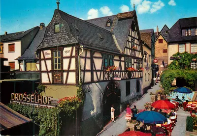 Drosselhof — Pousada histórica em Rüdesheim — Verlag Wilhelm Schäfer