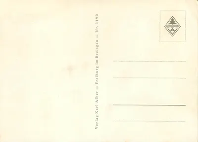 St. Peter/Schwarzwald — Igreja, órgão, biblioteca — Verlag Karl Alber, Breisgau — Verso