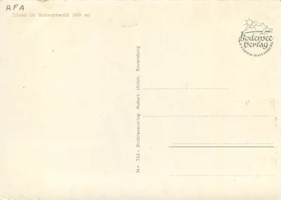 Titisee im Schwarzwald — (360 m) — Bodensee-Verlag, nr 763 — Rewers