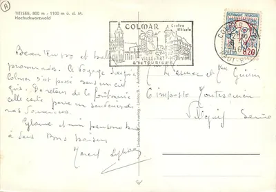 Titisee — lago e aldeia de montanha — Lindauer Kunstverlag — Verso