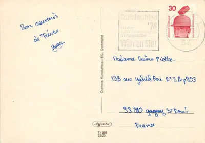 Trier — Gruss aus der Römerstadt Trier — Affacolor — Verso