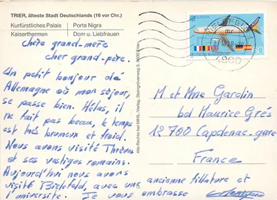Trier — an der Mosel — editor NIHIL-Verlag, n° de série 3 — Verso