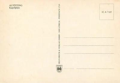 Altötting — Kapellplatz — Bild-Druck & Verlag GmbH, Lübeck — Rewers