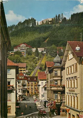 Vista de Freudenstadt — Banho termal no Schwarzwald — Müller-Fotokarten