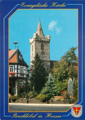 Igreja evangélica — Bruchköbel em Hessen — editor Cekade