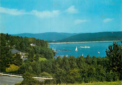 Sorpe-See — lago no Sauerland — editor Krüger, n° 1472/8