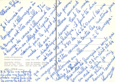 Kassel-Wilhelmshöhe — Ercole con cascate — editore Kepa, n° 31 975.16 — Verso
