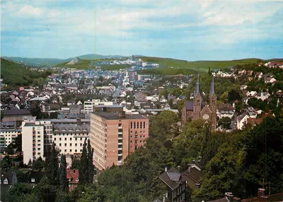 Siegfried — vista da Michaelskirche e do Marienkrankenhaus — Qualitätskarte
