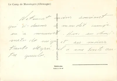 Campo de Munsingen — Wurtemberg — CAPAPHU — Verso