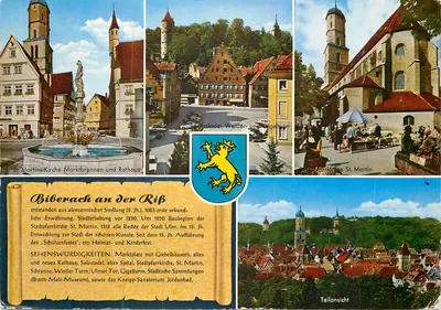 Biberach an der Riß — vista panorâmica com editor Bildverlag Traut