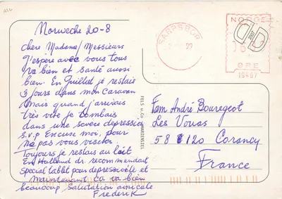 Wilhelmshaven — Saudações de Wilhelmshaven — FELS u. CO. MARTIENSTEL — Verso