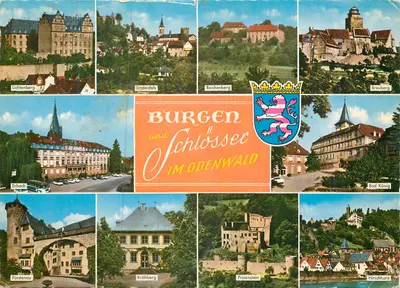 Castelos e fortalezas no Odenwald — Krapohl-Verlag
