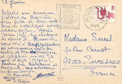 Jezioro Tiefenbach — widok z szczytu — wydawca Krüger, nr 1172/49 — Rewers
