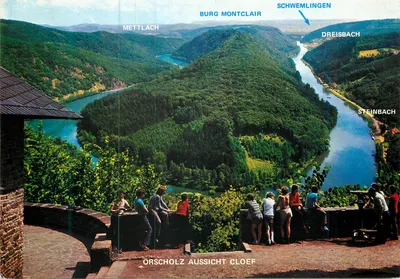 Vista panorâmica do Saarland — Orscholz Aussicht Cloef — editor Eurolux, n° S 371