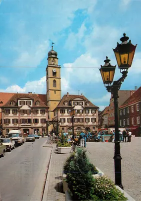 Bad Mergentheim — Parte no Mercado — Verlag u. Gebrüder Schmidt & Co, Lübeck