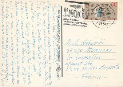 Bad Pyrmont — Niedersachsen — editor Detmold — Verso