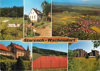Starzach-Wachendorf — vista panorâmica e locais — Edekamarkt Probst