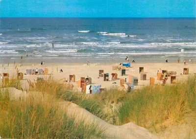 Norderney — Praia de banho na duna branca — Verlag Schöning & Co + Gebrüder Schmidt Lübeck