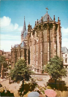 Bad Aachen - Catedral — visão aérea — Jakob Krapohl Verlag