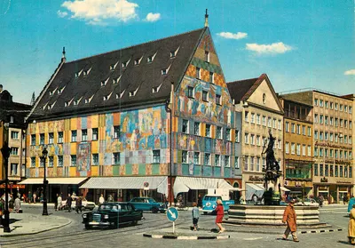 Augsburg — Weberhaus am Moritzplatz — Ha Color