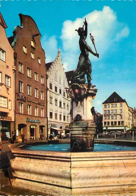 Fonte de Mercúrio — Augsburgo — editor Krüger, n° 703/7