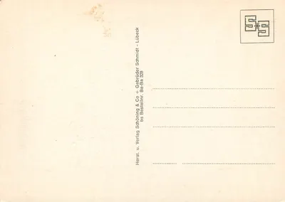 Weltbad Baden-Baden — vista panorâmica dos principais locais — editor Schöning & Co + Gebrüder Schmidt Lübeck — Verso