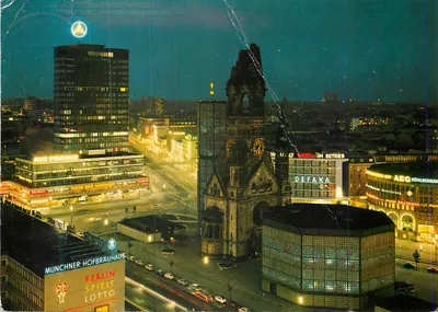 Berlin - Europa Center e Kaiser-Wilhelm-Memorial Church — ANCO Lux, n° B 1/4278