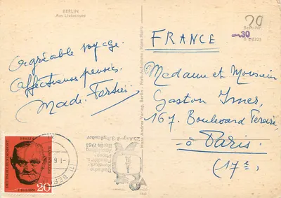 Berlim — Am Lietzensee — Hans Böckler Verlag, n° 8325 — Verso