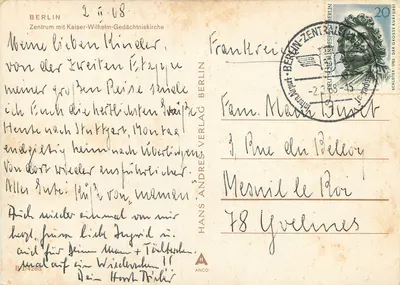 Berlin — Kaiser-Wilhelm-Gedächtniskirche — Hans Andres Verlag — Rewers
