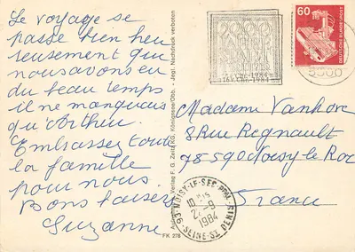 Beernkustel-Ruws — na Mosela — Verlag F. G. Zeitz KG, FK 278 — Verso