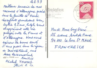 Bielefeld — Grüss aus Bielefeld — Verlag Norbert Muderer — Verso