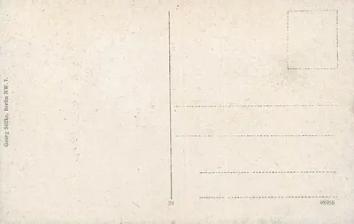 Danzig — Pomnik Pamięci Zmarłych — wydawca Georg Stilke, Berlin — Rewers