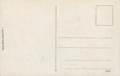 Danzig — przy Kranentorze — Georg Stilke, Berlin — Rewers